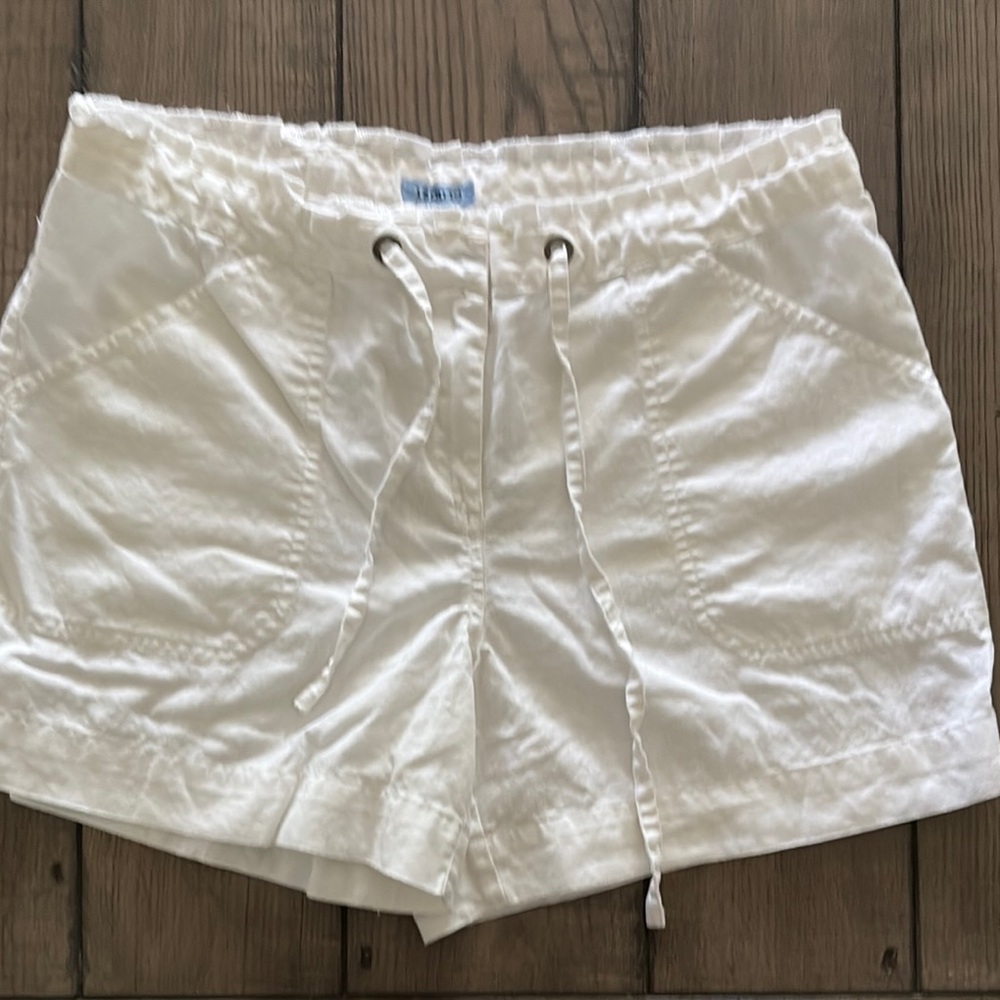 White Izod Women Shorts